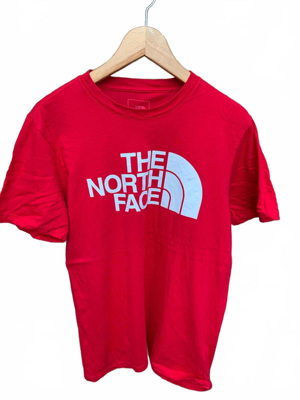 The North Face Red Logo T-Shirt Mens Size M Casual Outdoor Tee