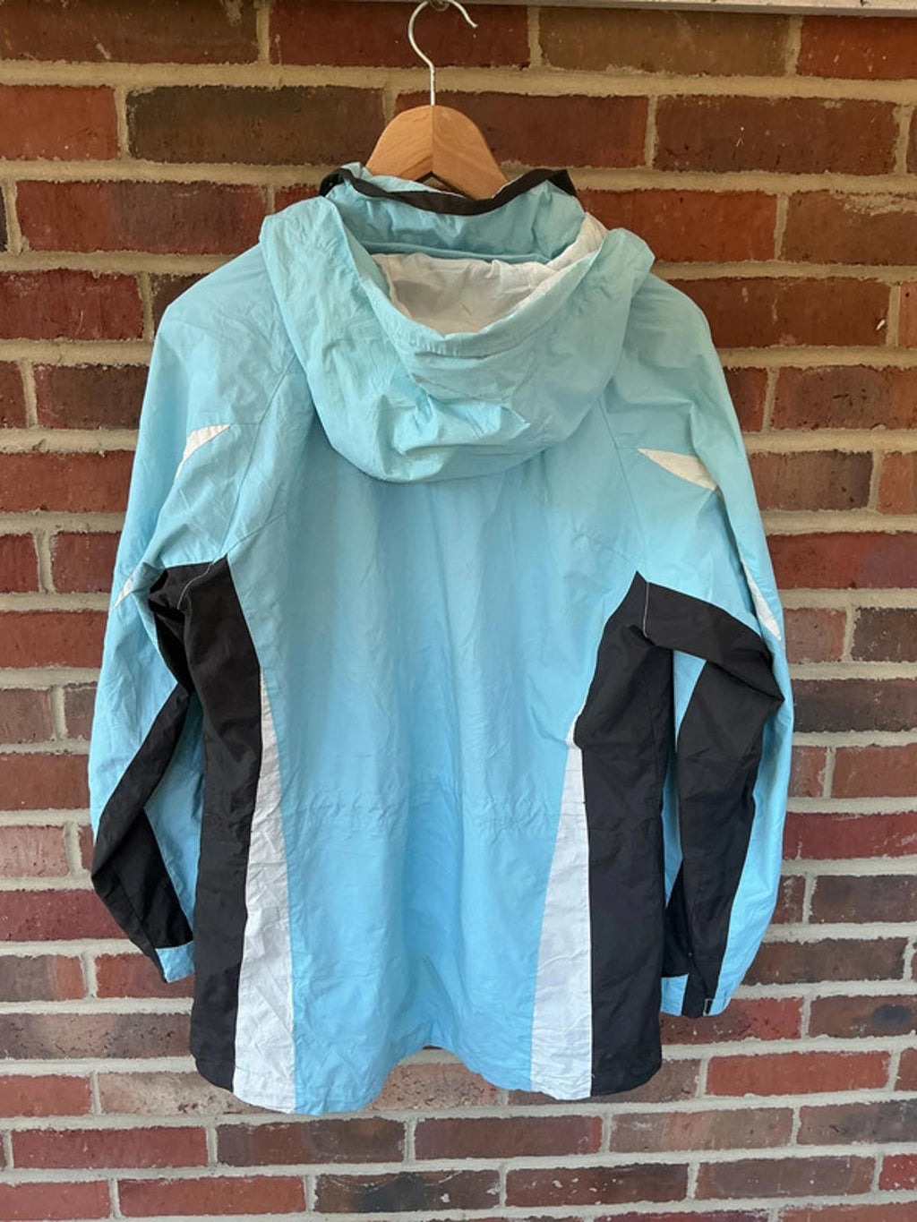 Columbia Women's 3in1 Light Blue Waterproof Jacket and Lightweight Padded jacket