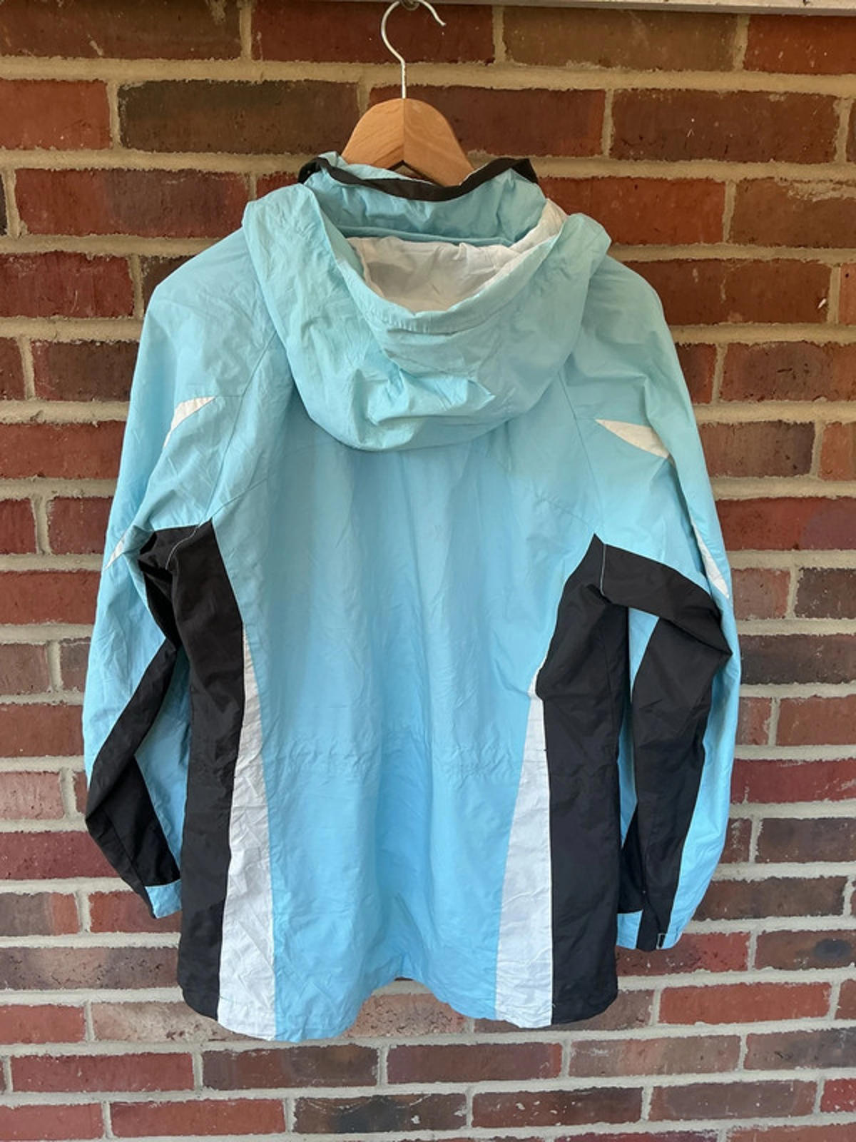 Columbia Women's 3in1 Light Blue Waterproof Jacket and Lightweight Padded jacket