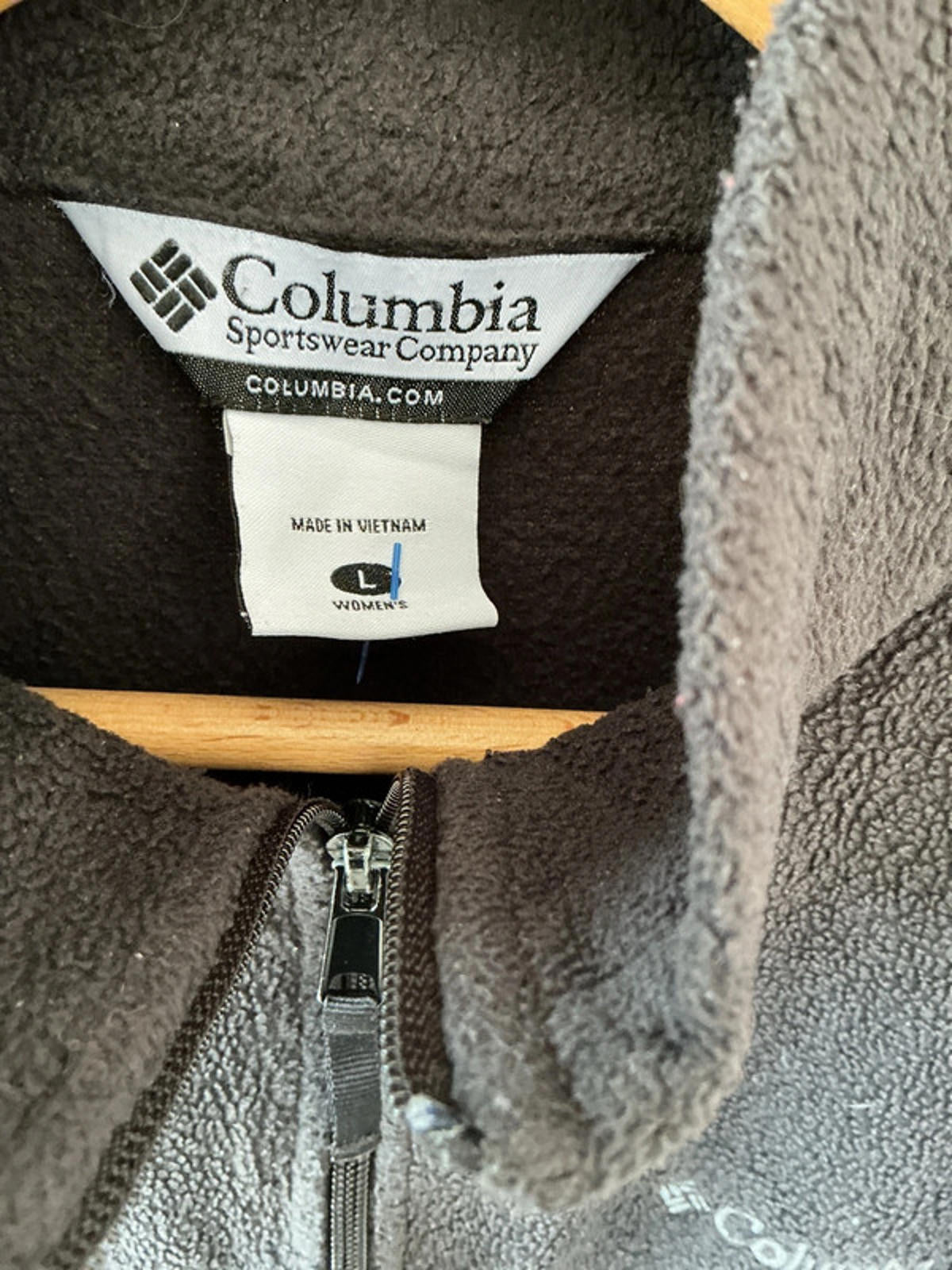Columbia fleece large lds