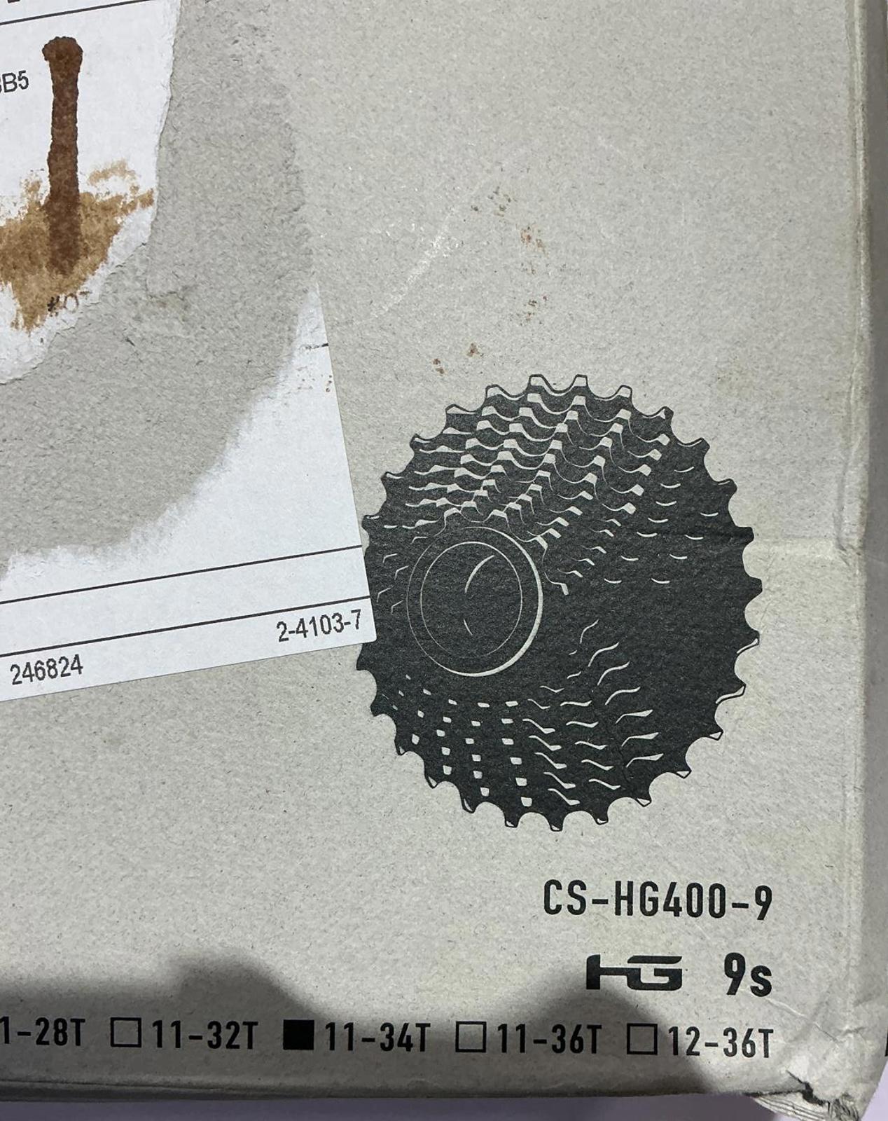 Shimano CS-HG400-9 Cassette Sprocket 9-Speed 11-34T