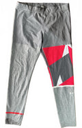 Under Armour Womens Grey and Red Activewear Leggings