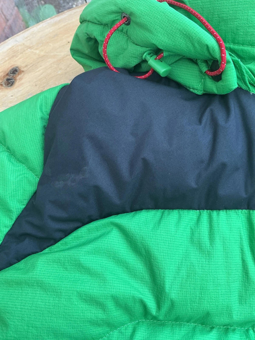 The North Face Women's Summit Series 800 Fill Down Puffer Jacket Green Black VGC