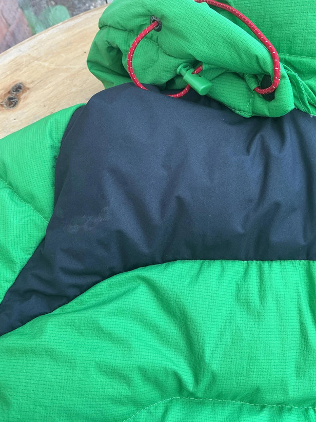 The North Face Women's Summit Series 800 Fill Down Puffer Jacket Green Black VGC