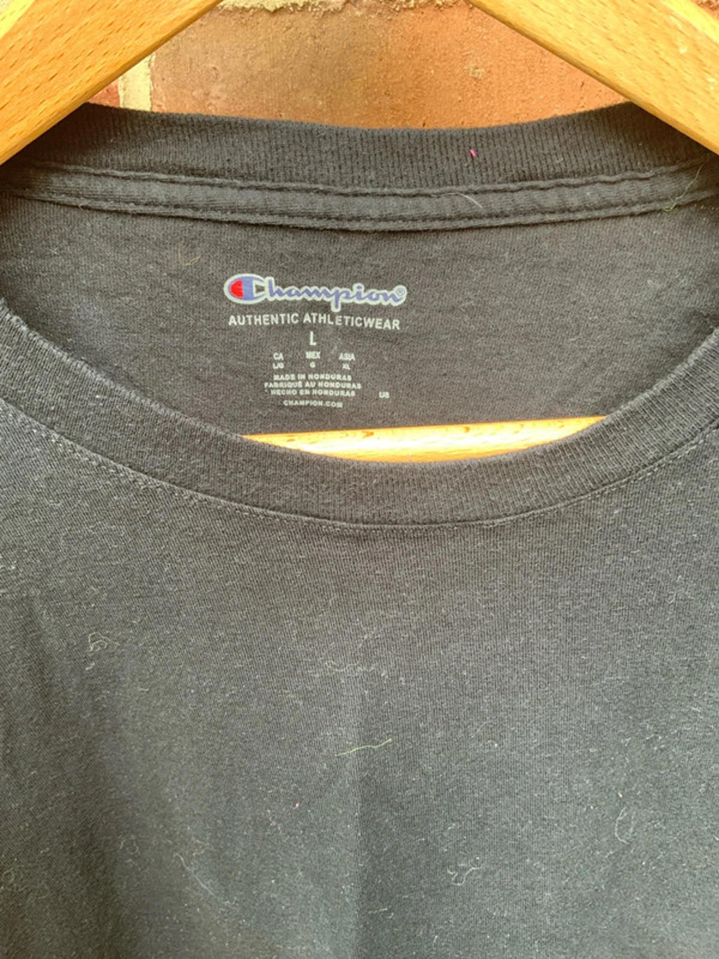 Champion long sleeve T-shirt large