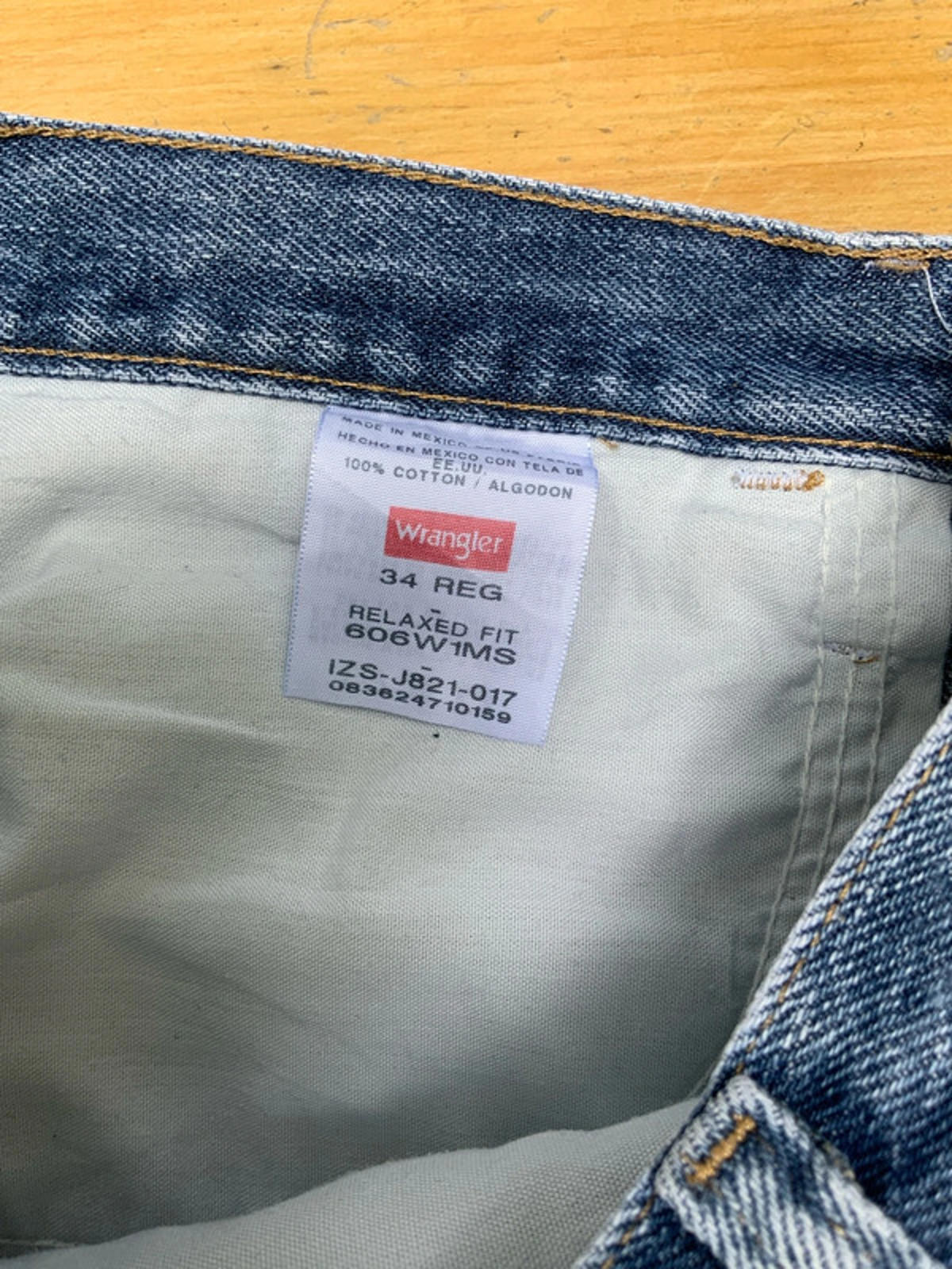 Wrangler denim shorts 34 waist