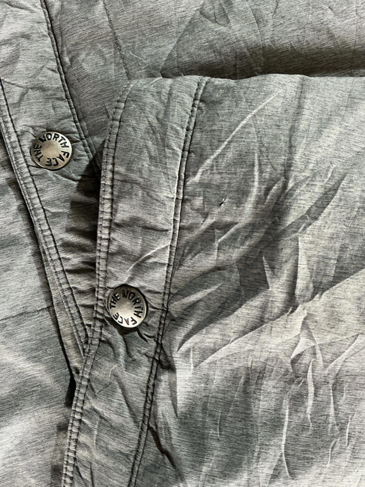 The North Face Shacket Padded Stud Close XL Gray Utility Shirt