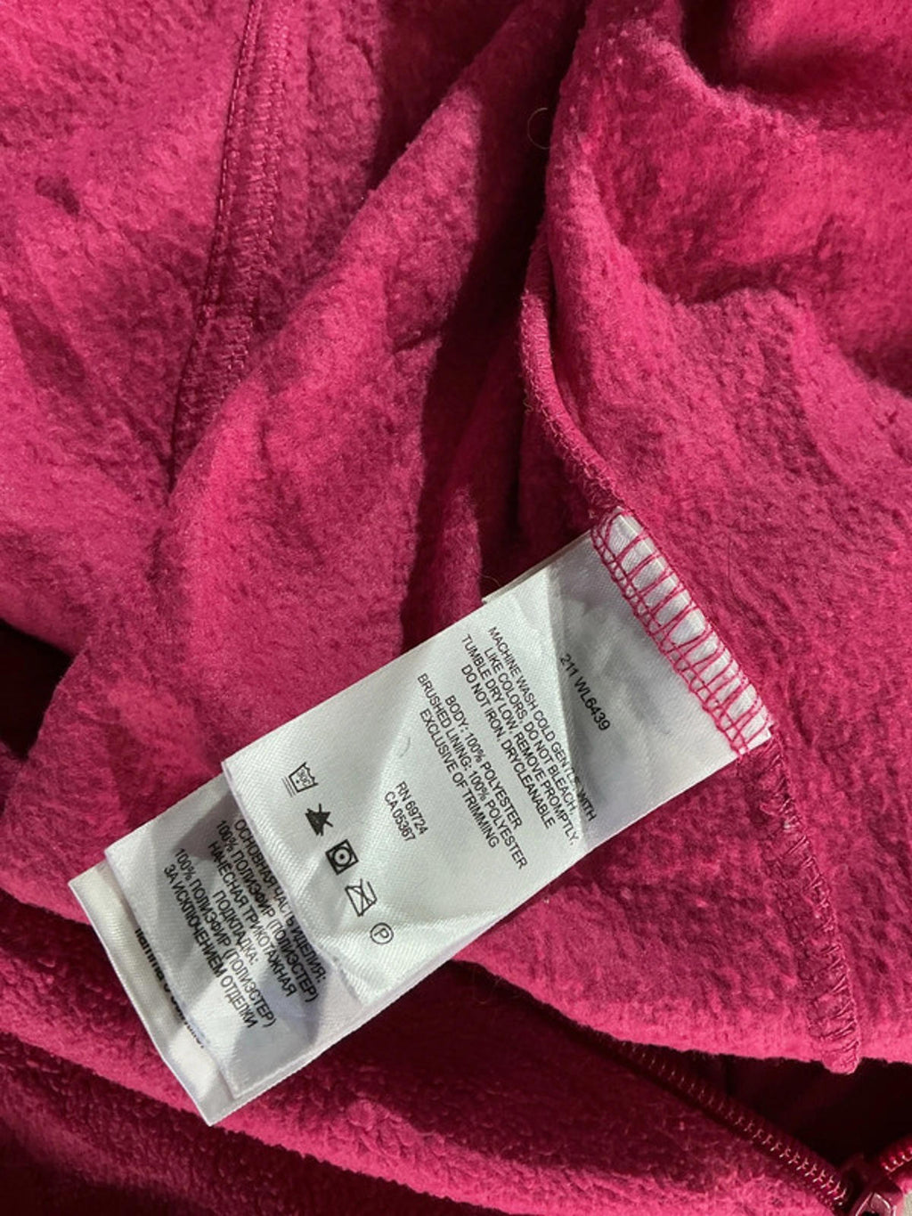 Columbia Pink Fleece Jacket Size L