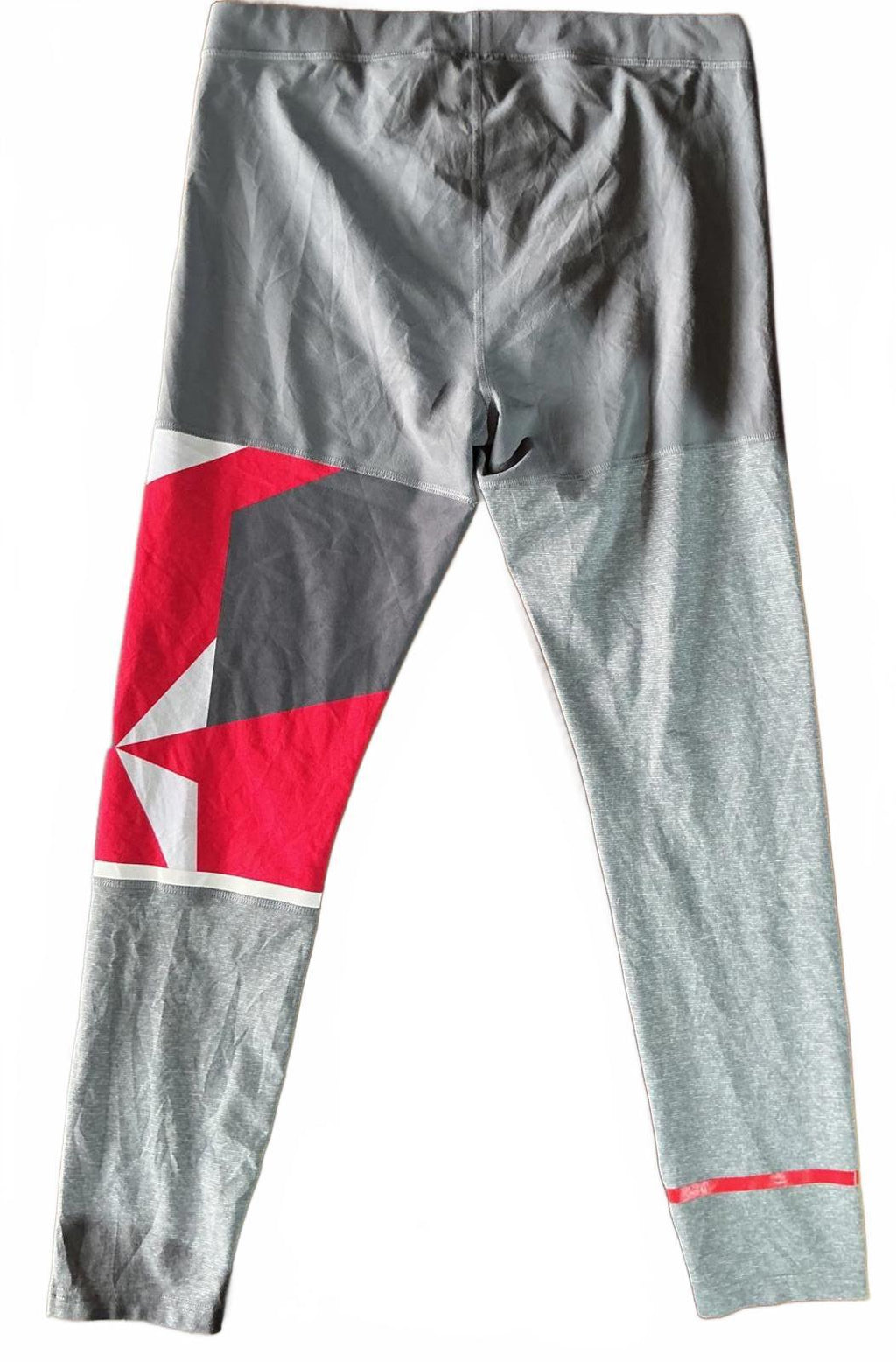Under Armour Womens Grey and Red Activewear Leggings