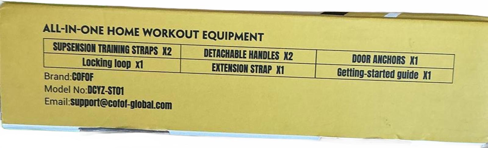 Clafut Bodyweight Resistance Training Kit with Workout Guide