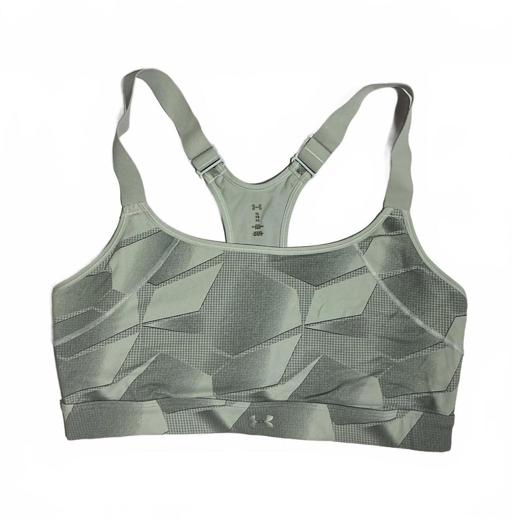 Under Armour Women's Sports Bra Grey Patterned Medium Support