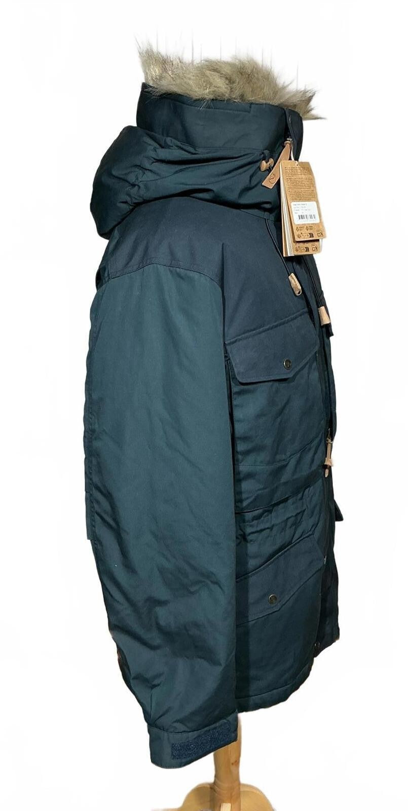 New Fjällräven Singi Men's Medium Hooded Down Parka Winter Jacket Waterproof