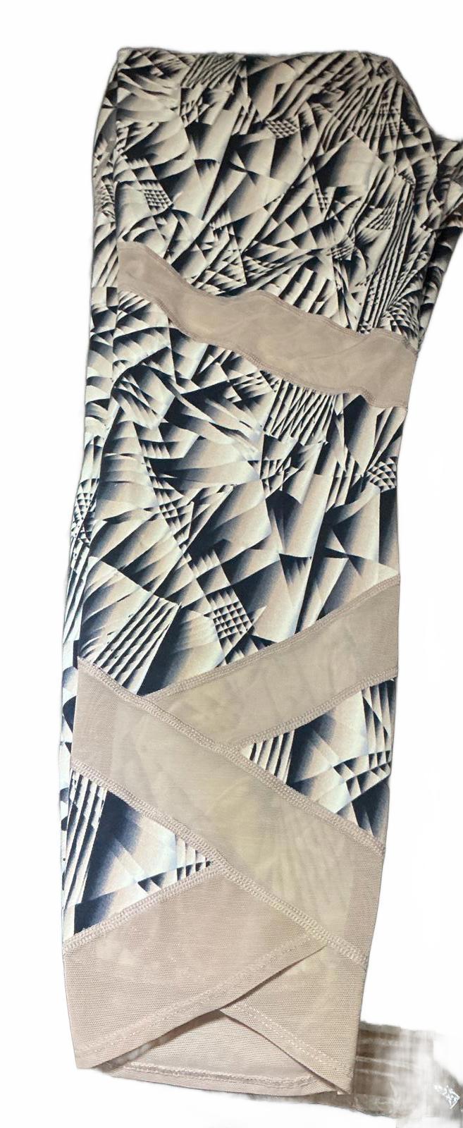 New Balance Wicking High Rise Fitted Printed Leggings Size XL