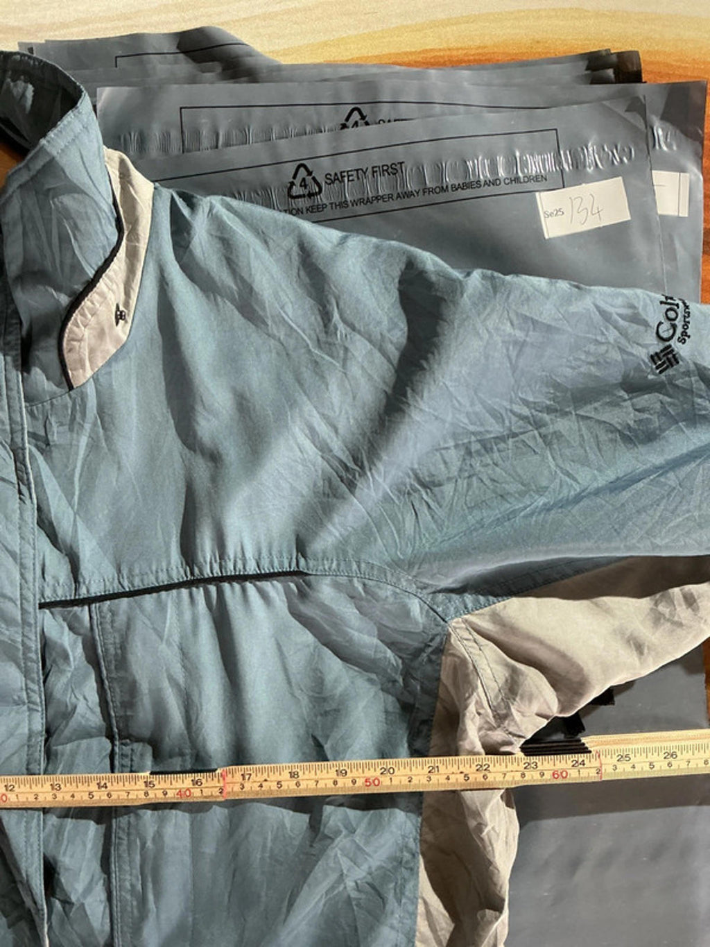 Columbia Sportswear Women's XL Lightweight Outdoor Jacket Light Blue