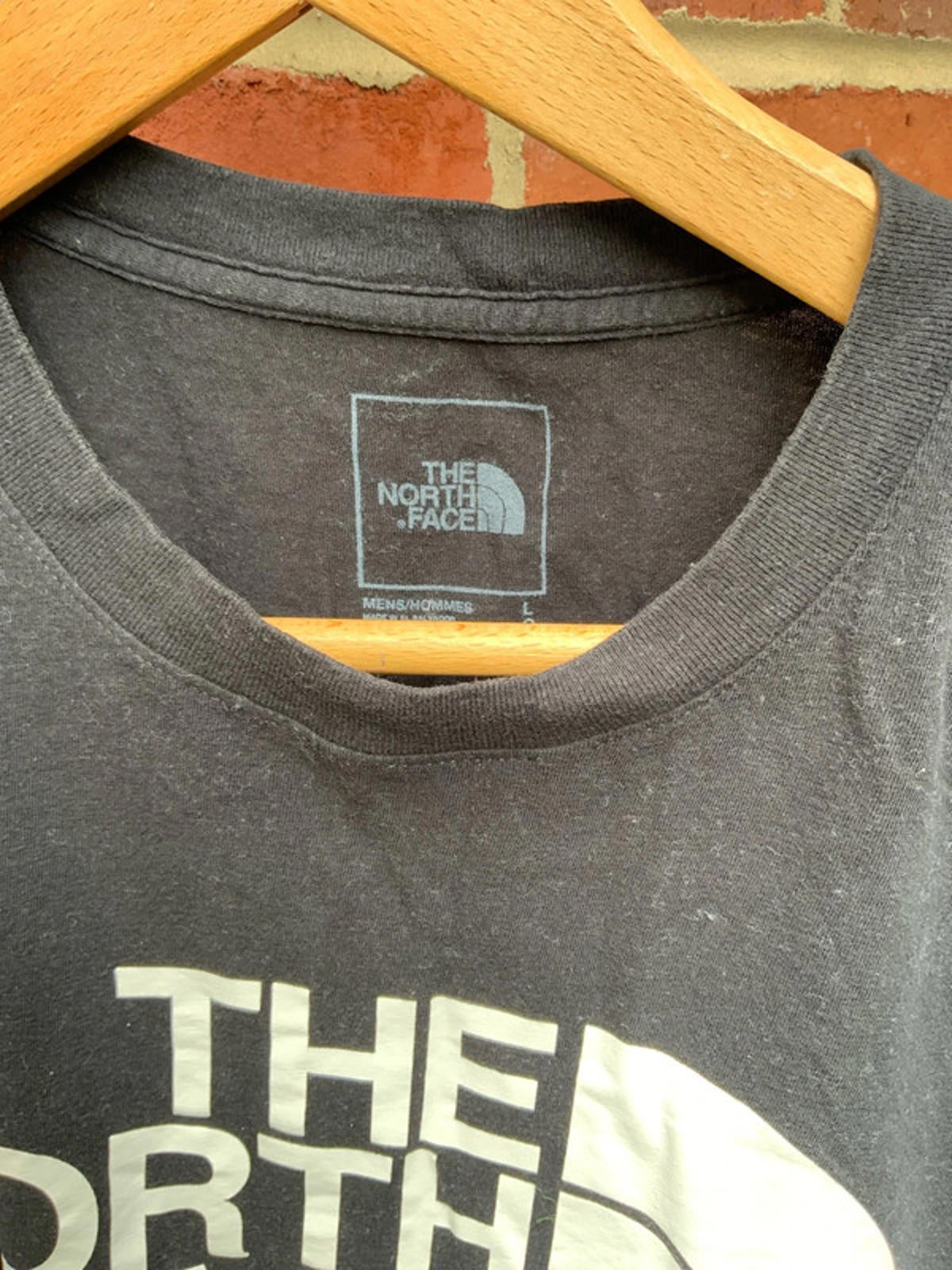 The North Face Black Logo T-Shirt Men's Large Casual Outdoor Tee