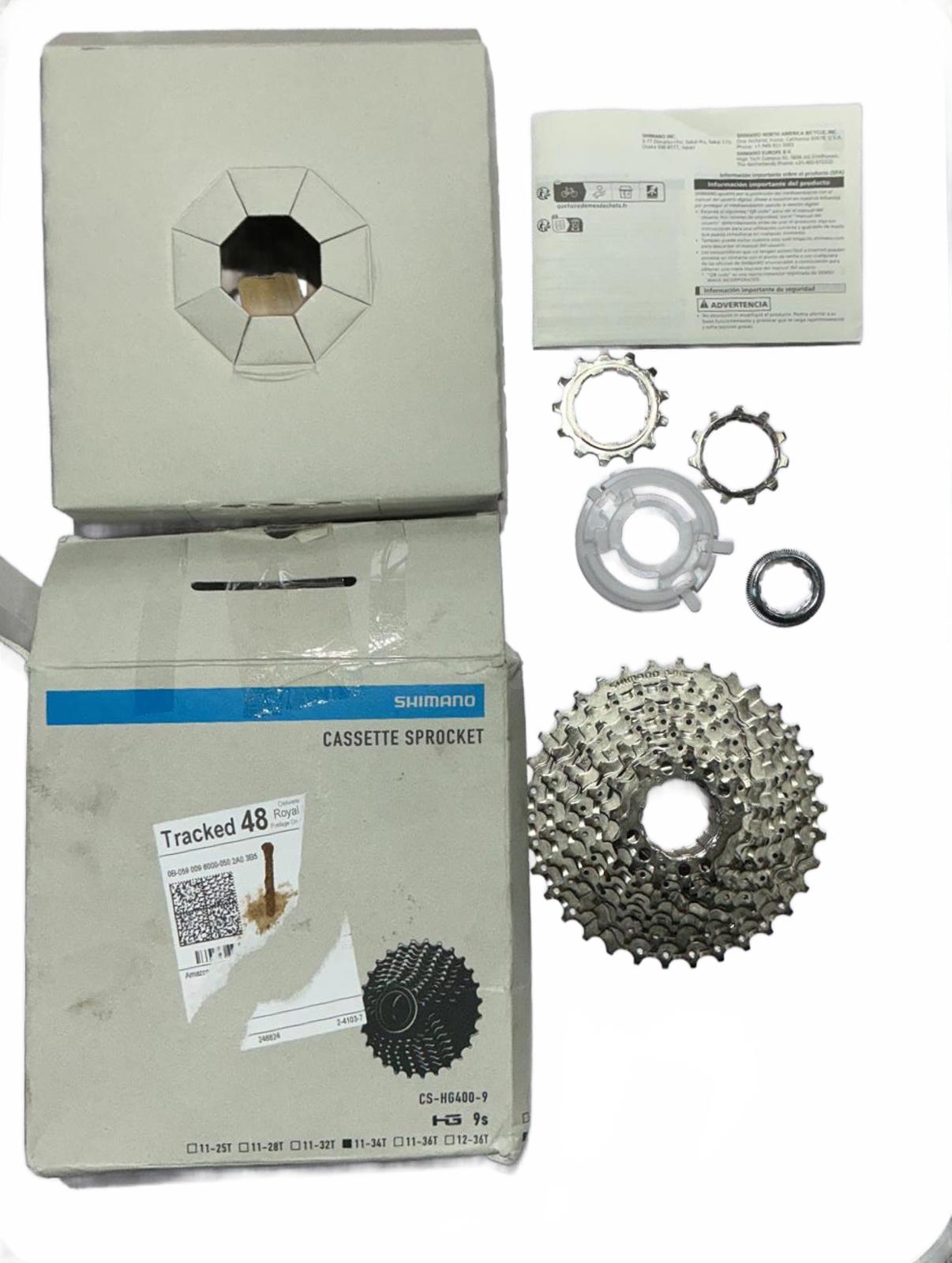 Shimano CS-HG400-9 Cassette Sprocket 9-Speed 11-34T