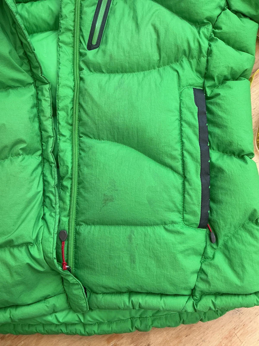 The North Face Women's Summit Series 800 Fill Down Puffer Jacket Green Black VGC