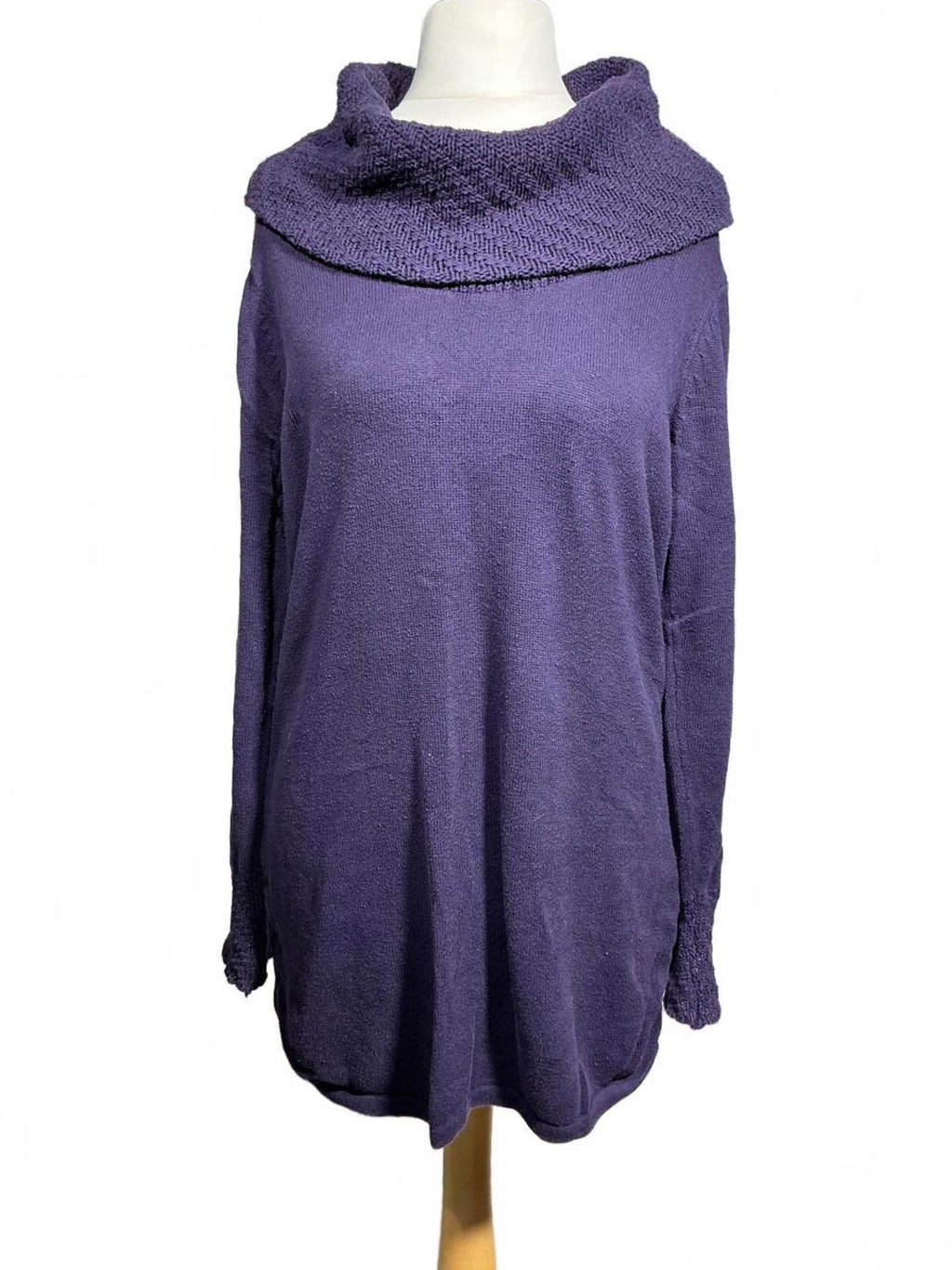 Purple Calvin Klein Women's Cowl Neck Sweater
