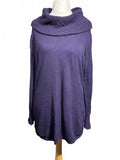 Purple Calvin Klein Women's Cowl Neck Sweater