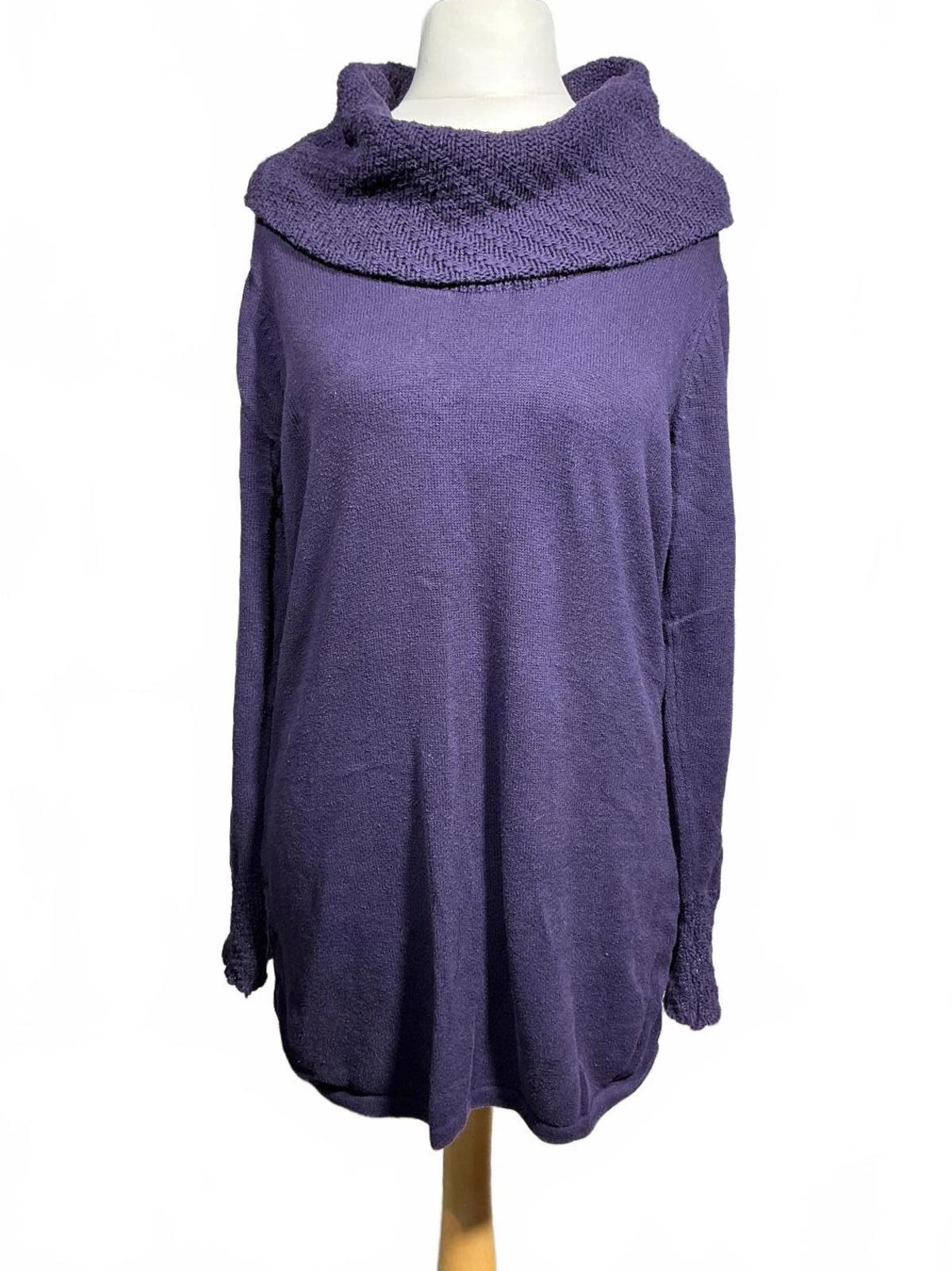 Purple Calvin Klein Women's Cowl Neck Sweater