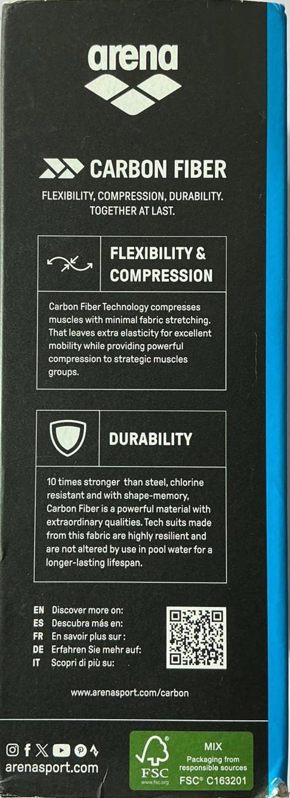 Arena Carbon Air2 Powerskin Racing Swimsuit Size 22