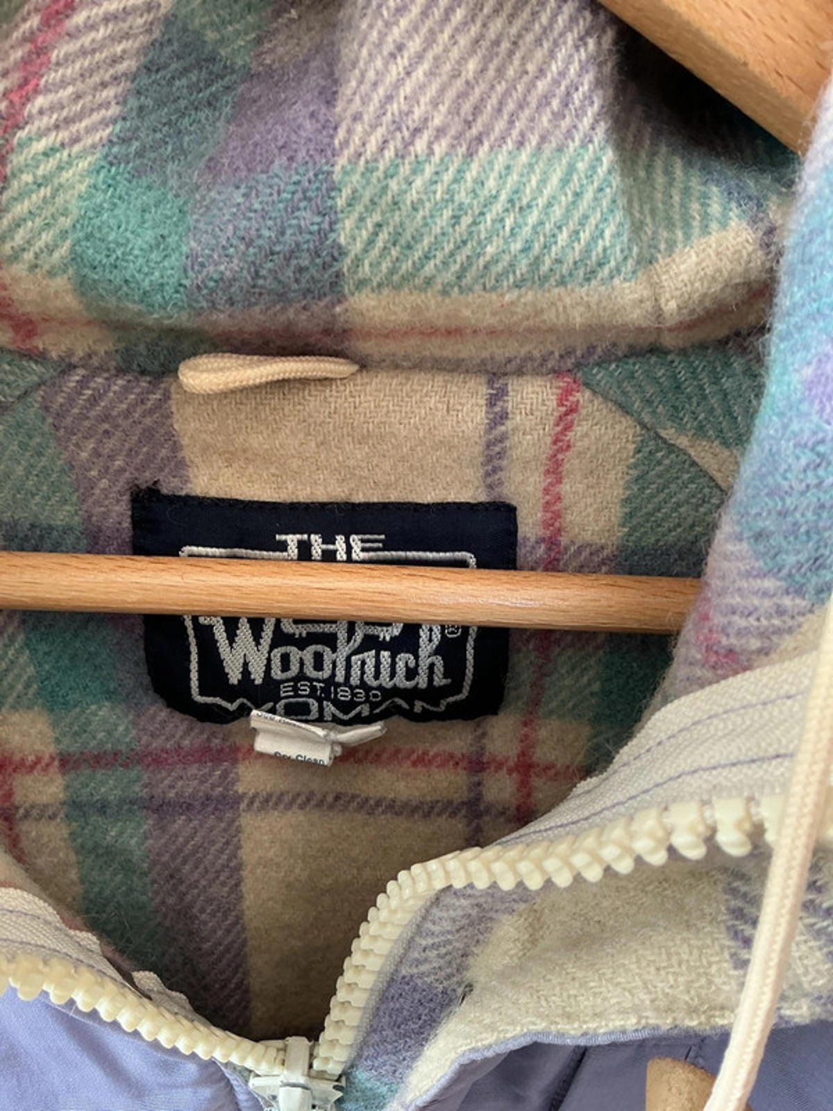 Woolrich wool lined parka large