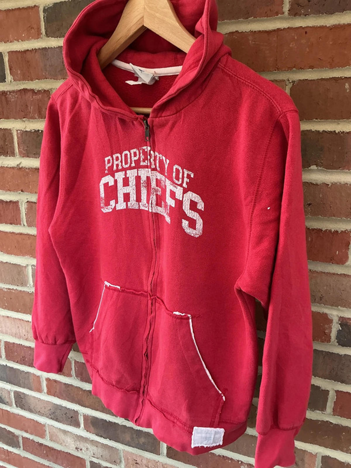 Reebok vintage chiefs hoodie medium ladies