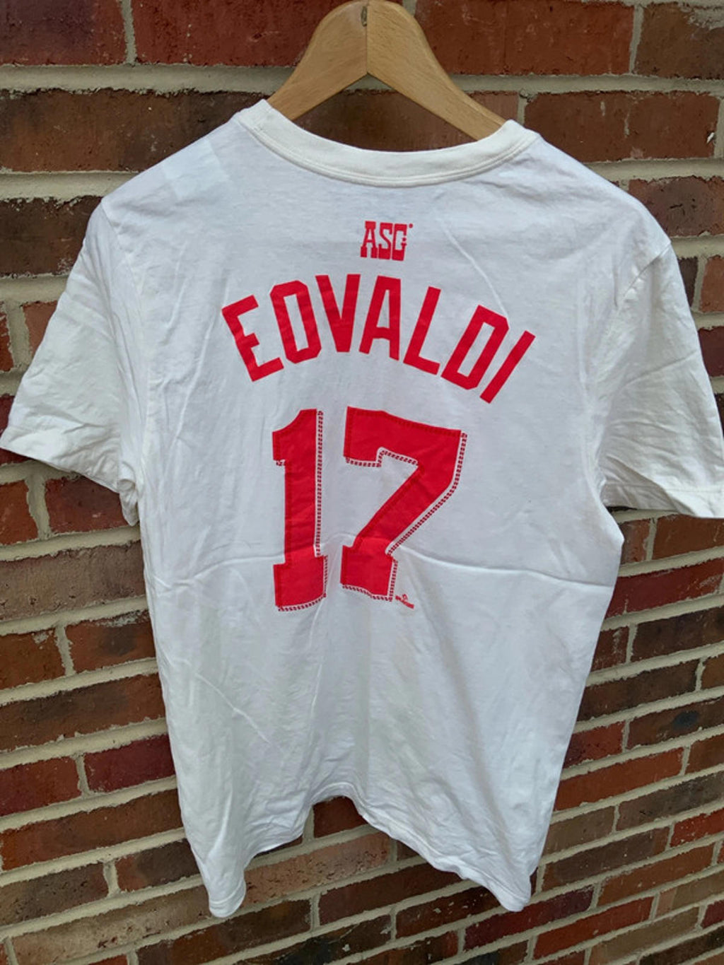 Nike American league eovaldi tshirt small