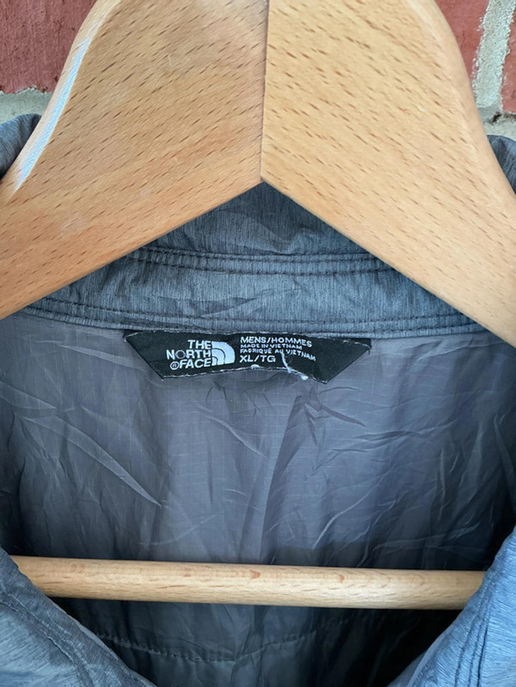 The North Face Shacket Padded Stud Close XL Gray Utility Shirt