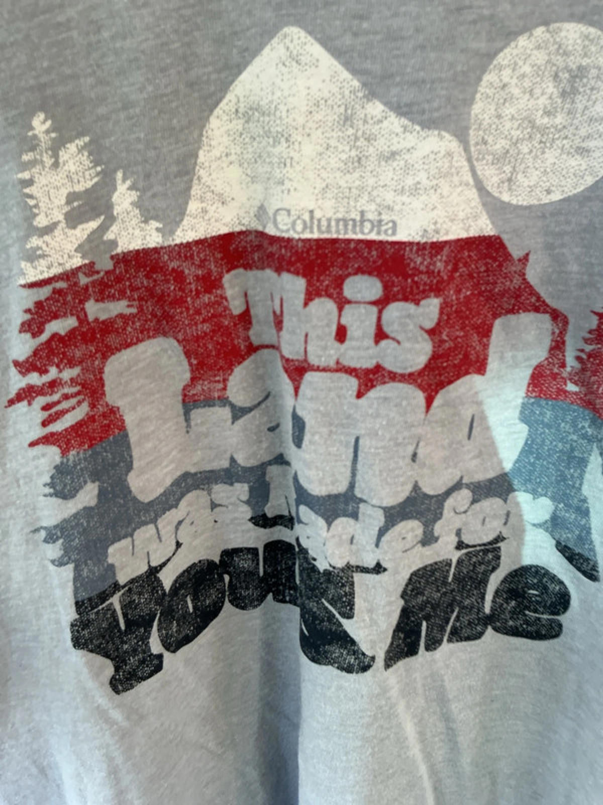Columbia this land tee large