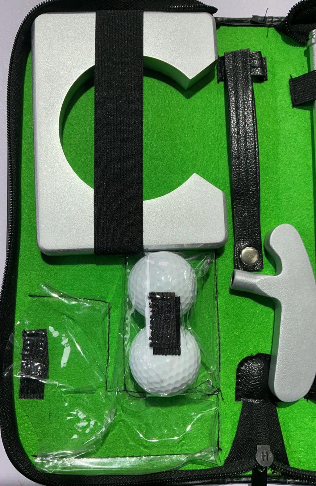 Portable Golf Putting Practice Set with Carry Case
