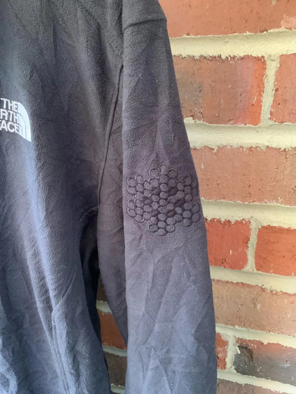 The North Face Men's Fleece Jacket Large Black Full Zip Very Good