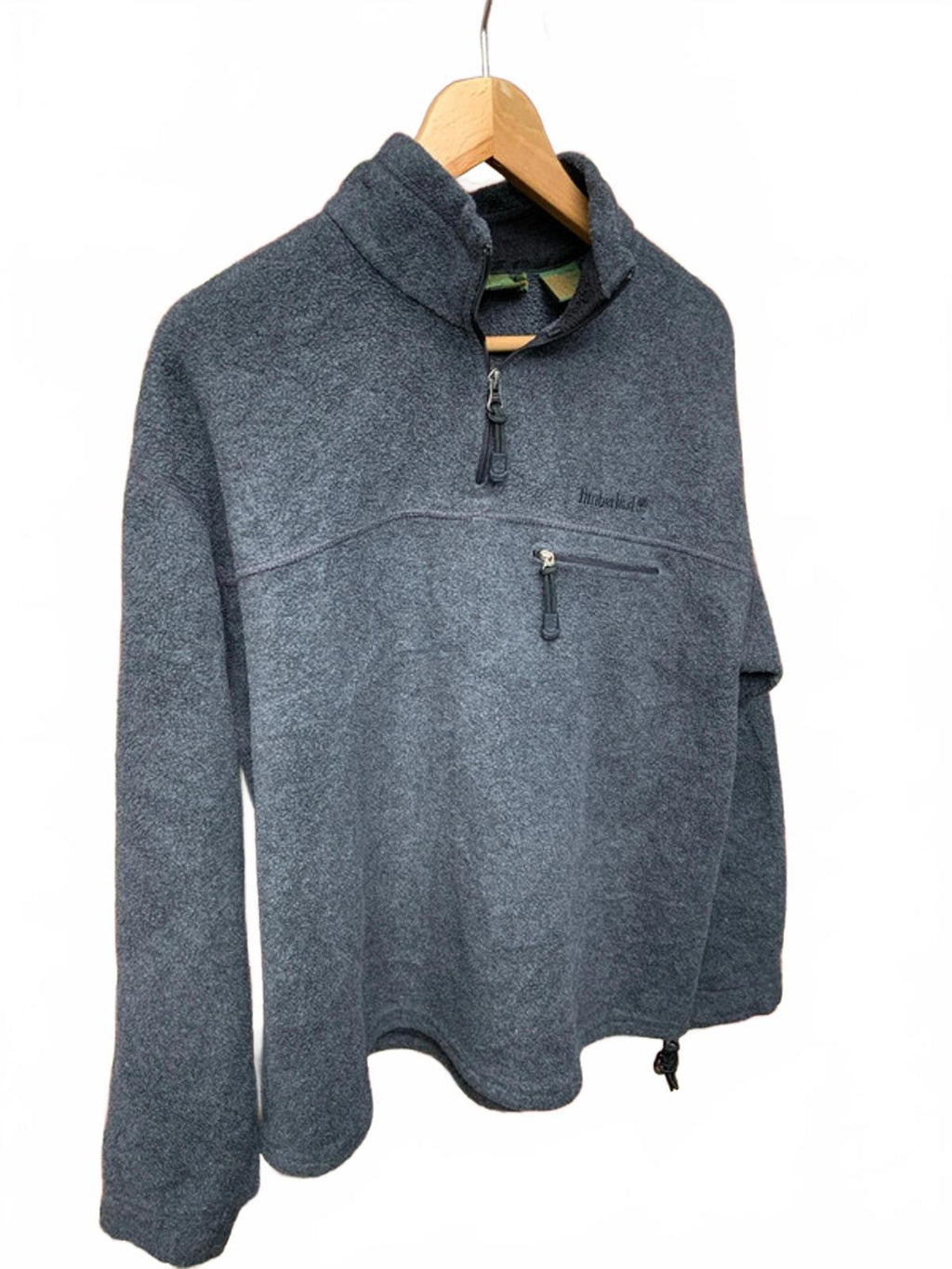 Timberland Grey Fleece Pullover Size Large Comfortable Warm Outdoor