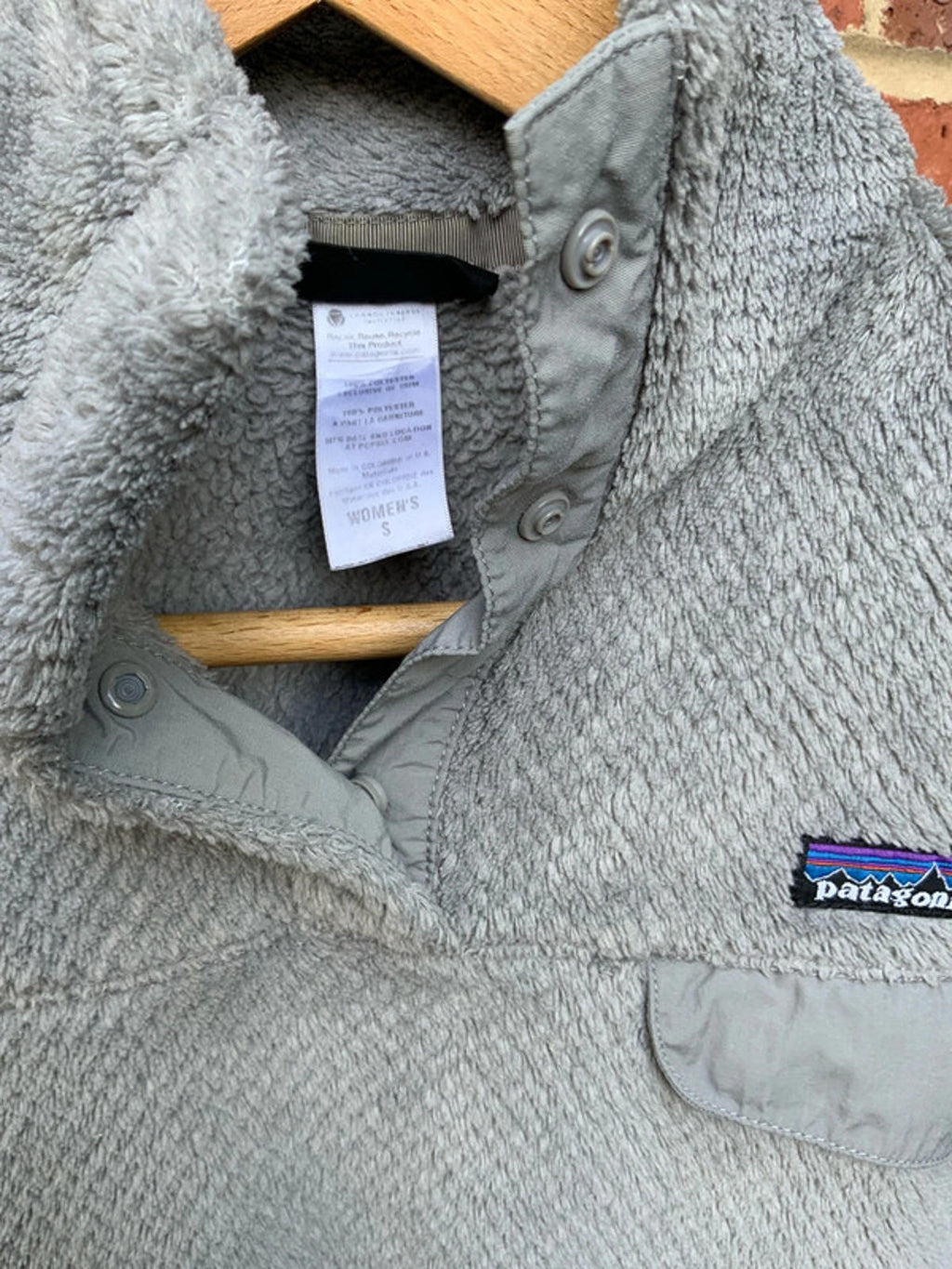 Patagonia half zip fleece small ladies