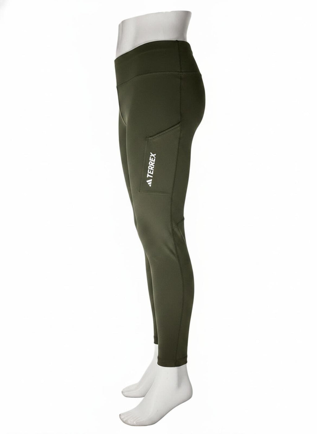 Adidas Terrex Women's Olive Green Activewear/Hiking Leggings Size Regular 12