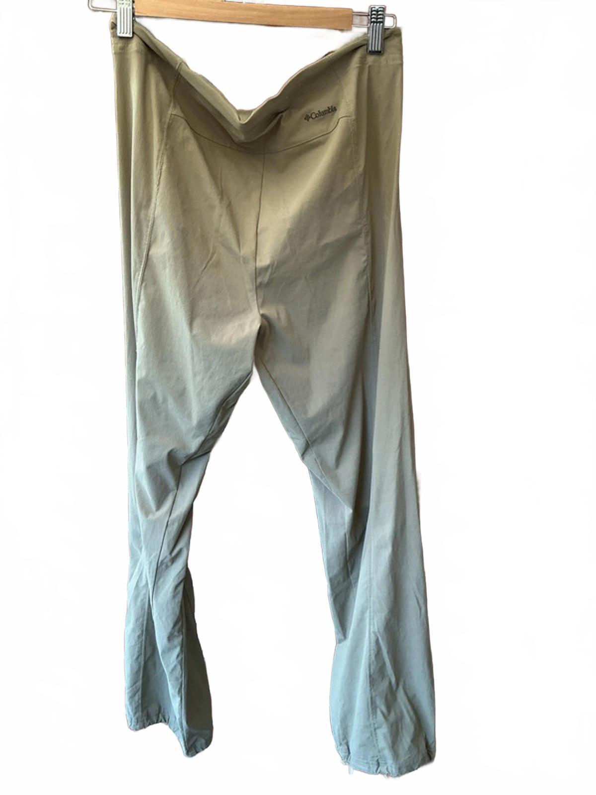 Columbia Women's Lightweight Walking Trousers Size 10 Cream Beige