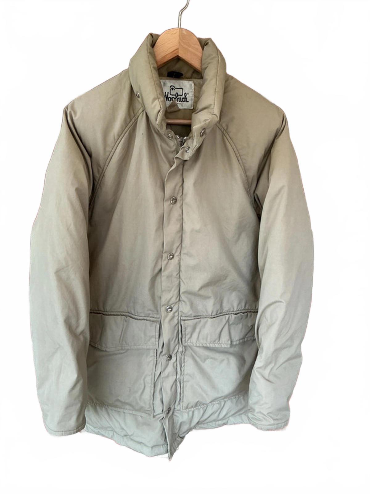 Woolrich Men's Tan Winter Jacket Size S Warm Insulated Coat Outdoor