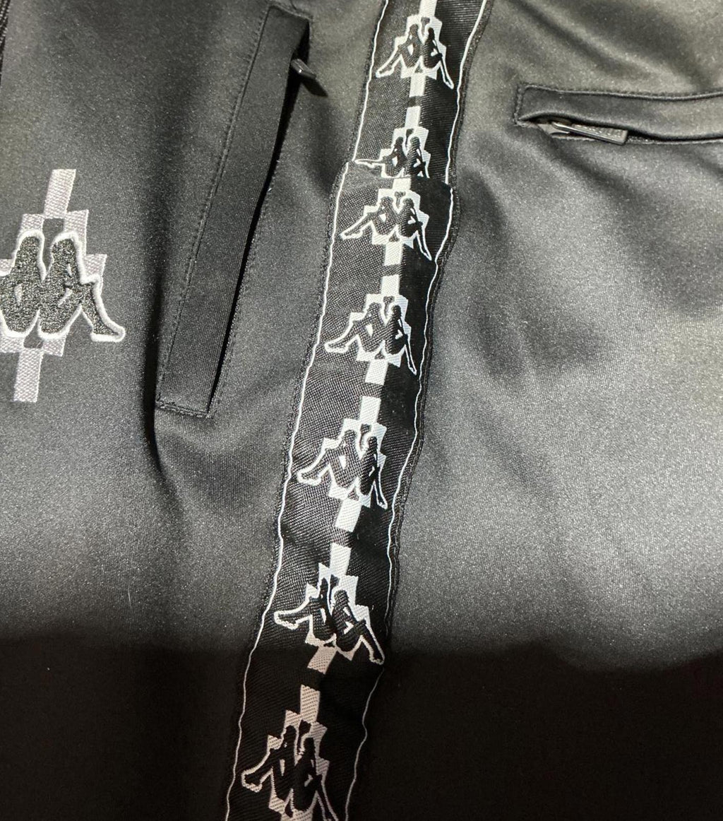 Marcelo Burlon x Kappa Black Track Pants Size Regular Small