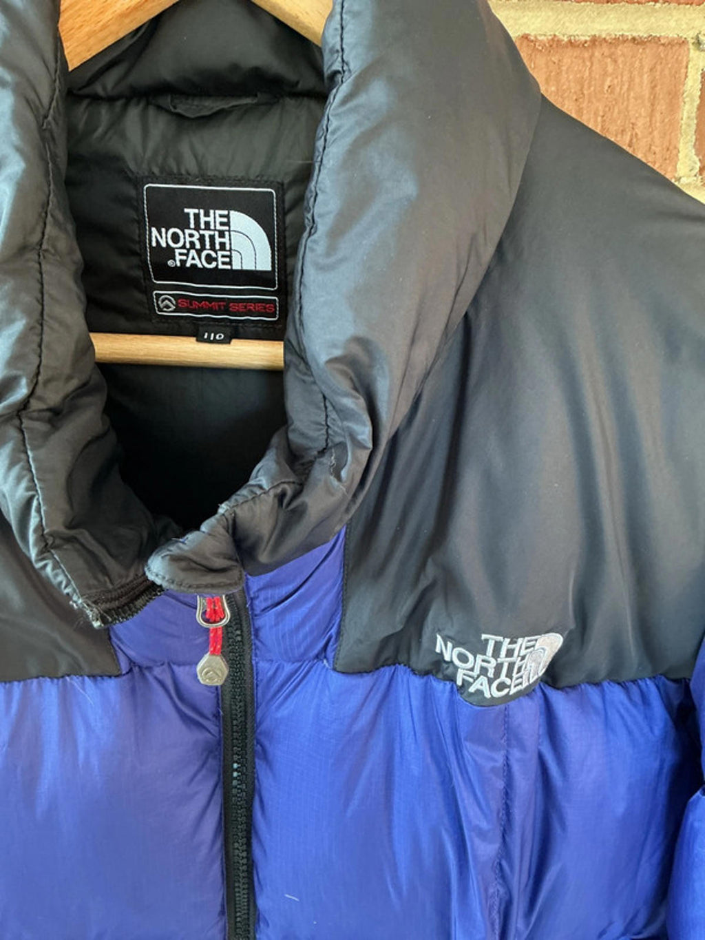 The North Face Men's Puffer Jacket Summit Series XXL Purple Black 800 Fill Down