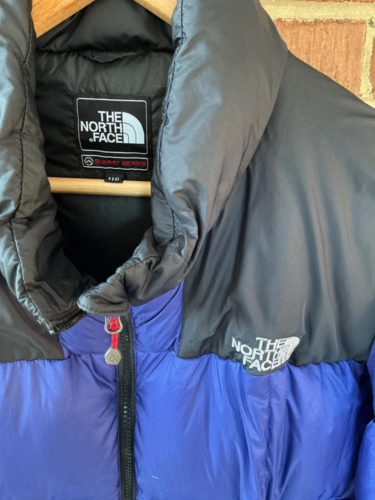 The North Face Men's Puffer Jacket Summit Series XXL Purple Black 800 Fill Down