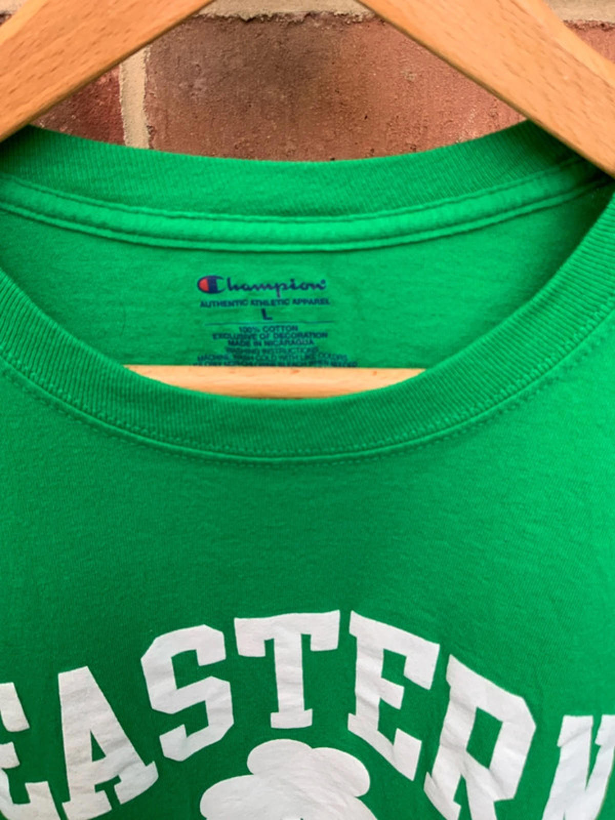 Champion shamrock Tshirt large