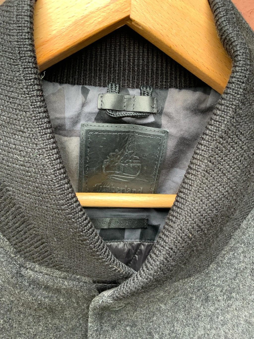 Timberland wool bomber jacket medium