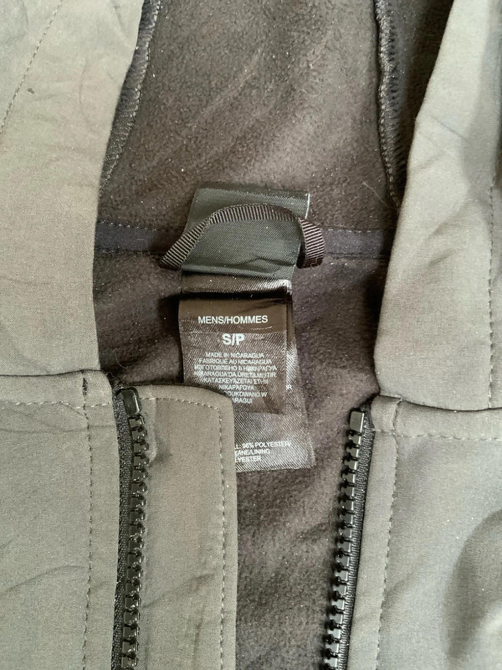 The North Face Men's Windbreaker Lightweight Grey Small Fleece Lined