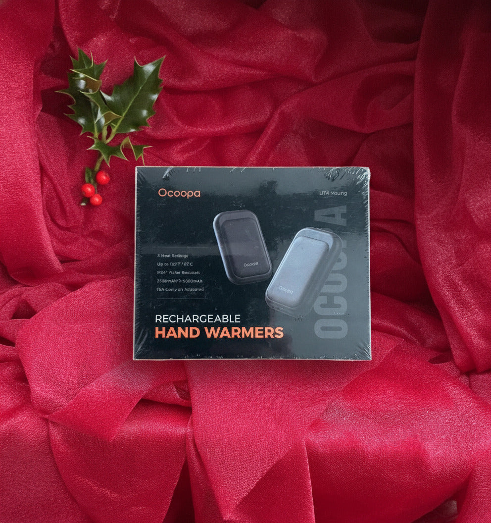 Ocoopa UT4 Young Rechargeable Hand Warmer New Black Magnetic Design