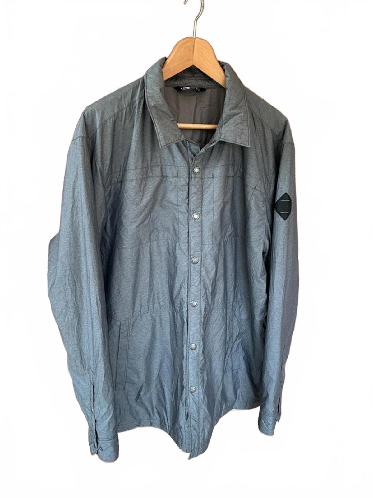 The North Face Shacket Padded Stud Close XL Gray Utility Shirt