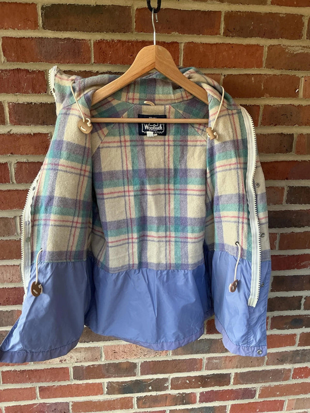 Woolrich wool lined parka large