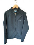Columbia Titanium Men's Size Medium Black Full Zip Lightweight Jacket