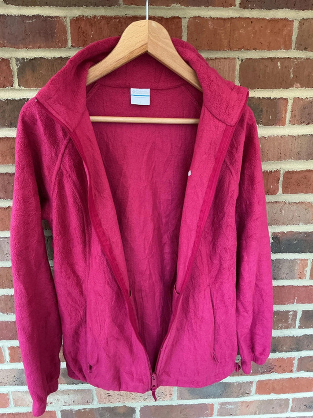 Columbia Pink Fleece Jacket Size L