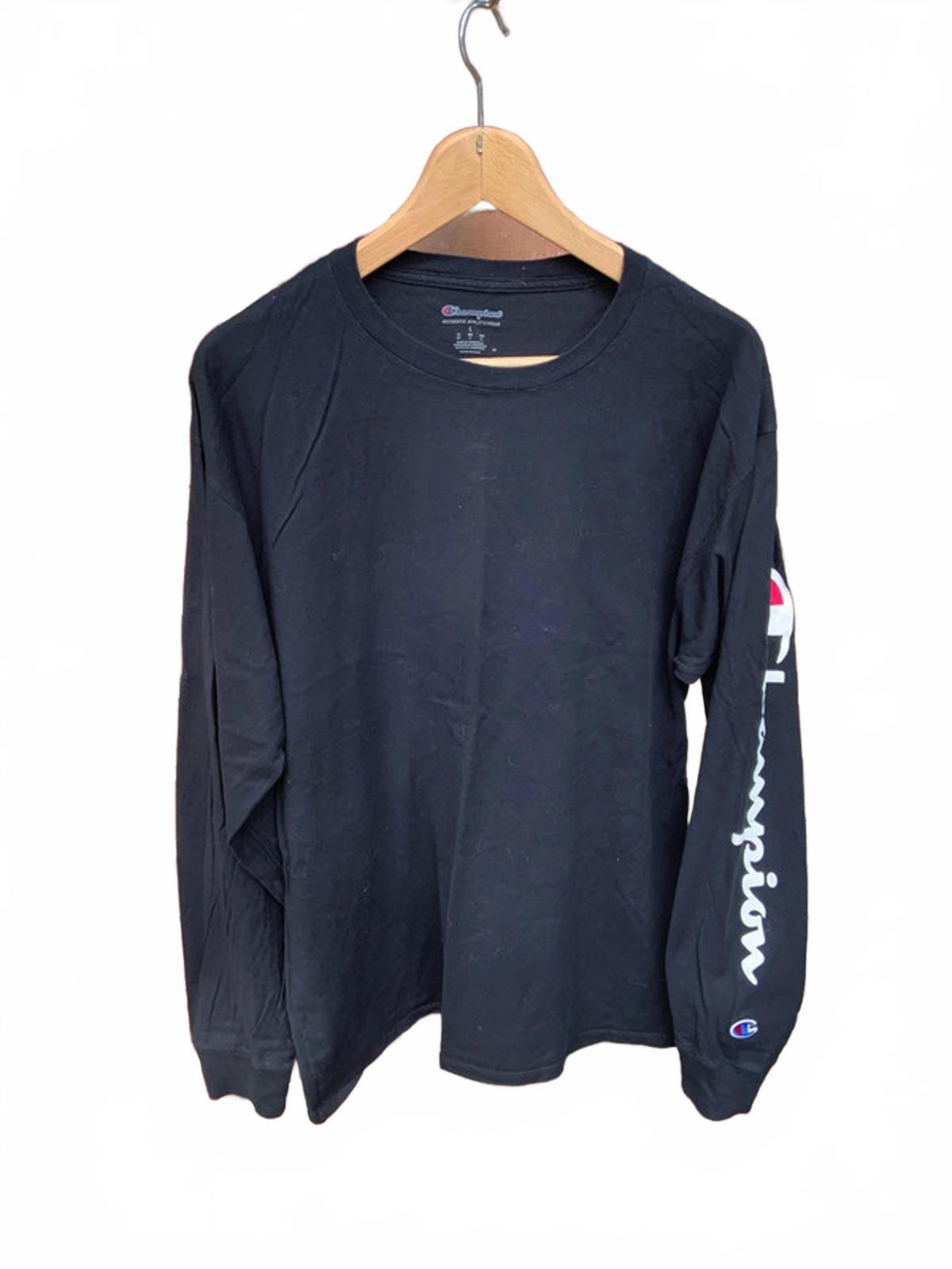 Champion long sleeve T-shirt large