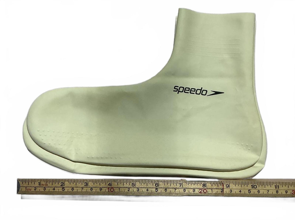 Speedo Swim Shoe Covers Size Approx 26cm and Speedo Bubble swim cap